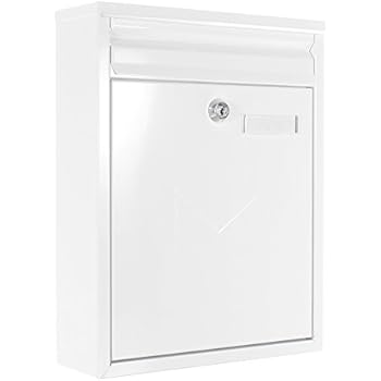 Cassetta Postale Rottner 0215 Stile Americano - Bianca, 220x165x480 Mm Con Bandierina - Foto 9