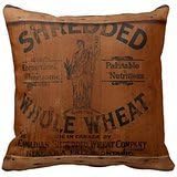 Vintage Wood Shipping Crate Photo Industrial Chic Throw Pillow Case by ufdgsv