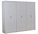 Produktbild Dynamic24 6 türiger Kleiderschrank Schlafzimmer Schrank Drehtürenschrank Hochglanz weiß