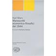 Manoscritti economicofilosofici del 1844 Marx, Karl, Bobbio, N
