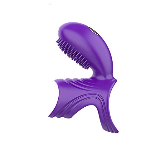 Preisvergleich Produktbild MMMRRTIME Leistungsstarker Eichelstimulator für Männer TPE Eichelmanschette, 12-Frequenz, Penis-Handschellen, Kugelvibrator, stimulierender G-Punkt, sichere, geheime Lieferung