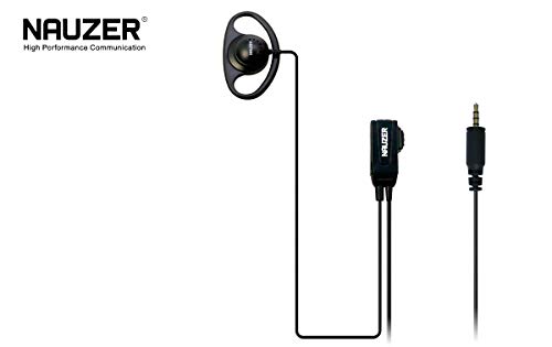 PIN77PKT NAUZER Micro-Auricular Profesional de orejera Cerrada, Cable Recto, para Kenwood PKT-23