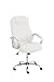 Produktbild Mendler Bürostuhl CP518, Chefsessel Drehstuhl, US-Version, 150kg belastbar, Kunstleder ~ weiß