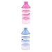 Produktbild MagiDeal 2er Set 4 Schicht Babyernahrung Milchpulver-Portionierer Milchpulverspender Vorratsdose Blau Rosa
