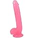 Produktbild Dildo mit Saugnapf aus Safe und Gesundheit Silikon Material rot Cock als Geschenk-28cm