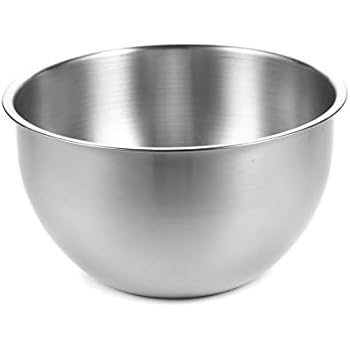 Ciotola In Acciaio Inox Paderno - 22 Cm, 2.7 Lt, Per Impastare E Montare