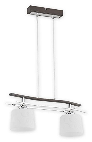 Preisvergleich Produktbild LEMIR Dixi Rost Wenge + Chrom - Deckenlampe Deckenleuchte / O2342 W2 RW