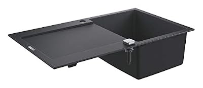 GROHE 31644AP0 Évier Composite avec Égouttoir 50cm K500 Noir Granite (Import Allemagne)