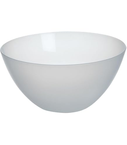 Lot De 2 Bols Mélangeurs En Plastique Transparent - Capacité 2000 Ml (20 Cm) - Qualité Alimentaire, Micro-ondes Et Lave-vaisselle