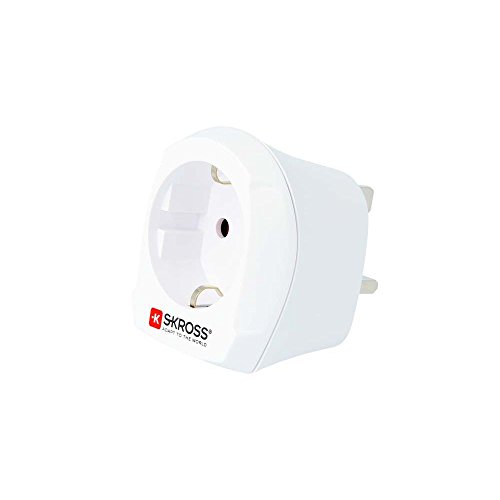 SKROSS® Country Adapter Europe to UK: Reiseadapter für Reisen aus Europa in Länder, die den britischen Standard verwenden - 4