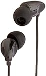 AmazonBasics In-Ear-Kopfhörer mit Universal-Mikrofon, Schwarz