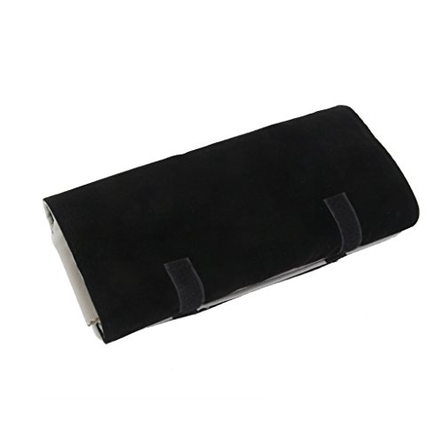 Luxus Samt Schmuck Zweck Walzring Ohrringe Halskette Rolle Veranstalter - 5