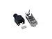 Produktbild Hirose-Stecker für FTP, kpl., schwarz