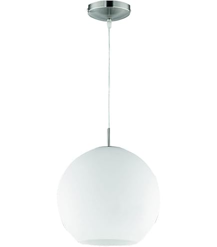 Prios LED plafondlamp Aureka, 33 cm, zilver, metaal