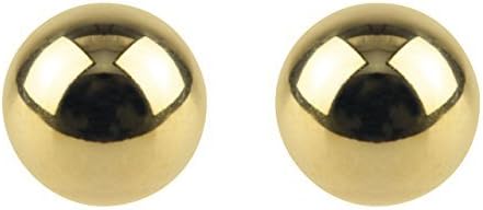 Precious Jewels UK - 9ct Yellow Gold Ball Stud Earrings 3mm