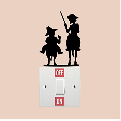 Preisvergleich Produktbild WFYY Vinyl-Wandaufkleber von Don Quixote