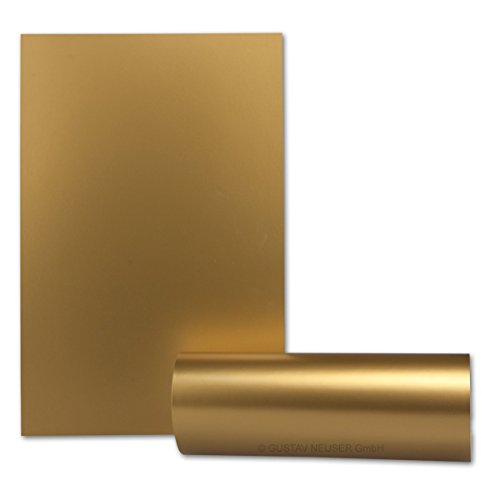 25 Stück // Goldene Karten / Papier, DIN A4 // Gold-Metallic // PROFI-Qualität // 250 g/m² // Aus dem Hause GUSTAV NEUSER - 2