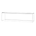 Produktbild Widdowsons Transparente Plexiglas Bildschirmschutz 400mm Breit x 100mm Tief x 100mm Hoch