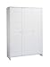 Schardt Wardrobe Eco Stripe with 3 Doors (White)