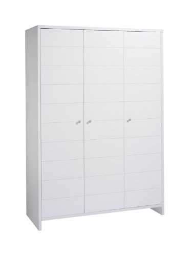Schardt Wardrobe Eco Stripe with 3 Doors (White)