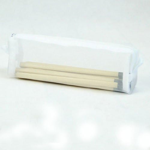 WRITIME Transparent Mesh Pencil Case Simple Student Kids Pencil Bag Nylon Cosmetic Bag School Office Supplies Pen Box Stationery ,white