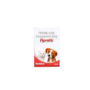 all4pets Fiprotic Tick and Fleas-Free Spray (100 ml)