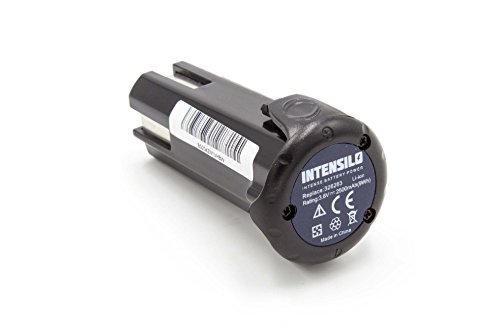 INTENSILO Li-Ion Akku 2500mAh (3.6V) für Elektro Werkzeug Hitachi DB 3DL, DB 3DL2, DB3DL, NT 50Gs, NT 65GA, NT 65GB, NT 65GS wie 326263, EBM315.