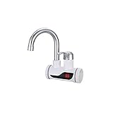 【Hochwertige Materialien】 --- Elektrische Warmwasserbereiter Wasserhahn Essen Klasse Material. langlebig zu verwenden. Hochtemperaturbeständig und nicht leicht zu platzen. Hohe Formstabilität, starke Anti-Stempeln und UV-Strahlung.
