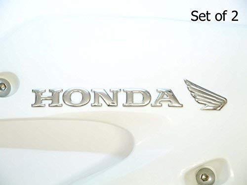 uauto custom made Insignia Moto Tanque de Gasolina, 2 Piezas, Cromado