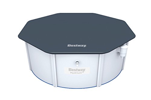 Preisvergleich Produktbild Flowclear™ PVC-Abdeckplane, Ø333 cm, Grau