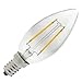 Price comparison product image C35 LED Bulb E14 2W 230VAC warm light classical type filament type B