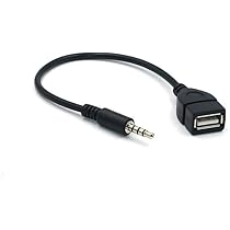 Halokny Cavo Adattatore USB 2.0 A Femmina A 2 RCA Maschio (Video+Audio) - 20 Cm, Per Collegare Videocamere A TV O PC