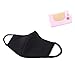 Price comparison product image Made in Korea Unisex Kpop Mask 3D Black Cotton Face Mouth Mask BTS EXO Mask + SoltreeBundle Oil Blotting Paper 50pcs