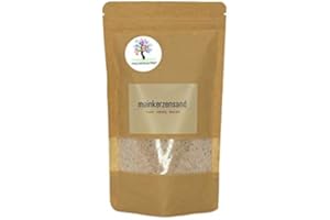 MEINDEKOARTIKEL KERZENSAND Wachsgranulat 200g oder 400g in verschiedenen Farben (inkl. Docht) - Palmwachs Kerzengranulat - universal einsetzbar - kreativ - vielseitig - dekorativ (200g, Beach)