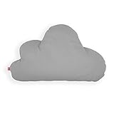 La Fraise Rouge 4251005602706 Kissen Wolke/Geburtsgeschenk, Antoine, grau mit weißen Sternen - 2