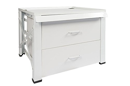 Untergestell-fr-Waschmaschine-Extra-Hoch-mit-2-Schubladen-und-Ausziehplatte-Unterschrank-Trockner-Sockel-Podest-60601100