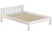 Produktbild Erst-Holz 60.38-14 W Doppelbett mit Rollrost - 140x200 - Massivholz Weiß