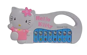 SIZZLER TOYS Kids Brings Cute Musical Mini Piano Toy for Girls / 8 Keys Battery Operated (not Included) Colour May be Vary