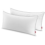 Blumtal 2er Set Kopfkissen 40x80 cm - Kissen, Schlafkissen, 475g anpassbare Füllung, 100% Mikrofaser Blumtal 2er Set Kopfkissen 40x80 cm - Kissen, Schlafkissen, 475g anpassbare Füllung, 100% Mikrofaser