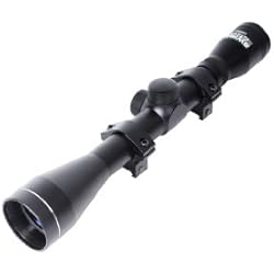 Swiss Arms Scope Lunettes de visée avec Anneaux montés 4 x 40