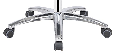 Preisvergleich Produktbild 1stuff Drehkreuz Fusskreuz verchromt - 64cm Durchmesser inkl. Hochwertiger PU-Laufrollen - Universal verwendbar