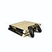 Produktbild Premium PS4 PlayStation 4 Metallic Vinyl Wrap / Skin / Cover for PS4 Console and PS4 Controllers: Chrome Gold