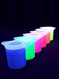 6x25ml Schwarzlicht Farbe Farbset Colori Fluo