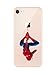 Produktbild Silikon transparent Case mit Motiv Handy Schutz Hülle Cover Tasche Slim Schutzhülle mit Muster Bumper TPU iPhone 7 Spiderman M7#58