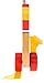 Red Flappy Duck : Push Along Wooden Toys : Traditional : Handcrafted : Handpainted : For Toddler or Baby 12 months or over, Young Kids, Child & Children : H - 21cm W - 13cm D - 10cm Wood Handle - 47.5cm