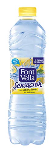 Font Vella Sensación Agua Mineral sabor limón y lima - Botella 1,25L