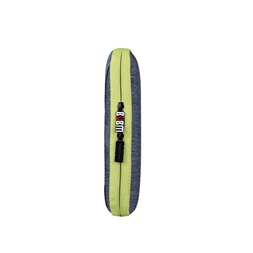 BUBM Organizer Tragetasche USB-Speicherstick Karte Bewahrungstasche für Elektronische Zubehöre Reise Organisasor Tasche mit Griff (Klein, Blau) - 5