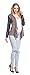 Happy Mama Women's Maternity Waterfall Cardigan Shrug Jacket Blazer Wetlook 098p (Cappuccino, 16/18)