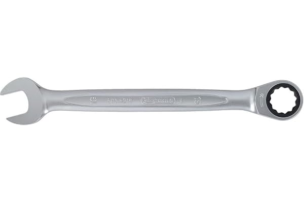 KS Tools - 503.4213 - Clé mixte à cliquet 72 dents Gearplus - 13 mm - Finition satinée - Chrome vanadium