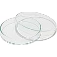 D&A Borosilicate Glass Petri Dish 75mm Pack of 2